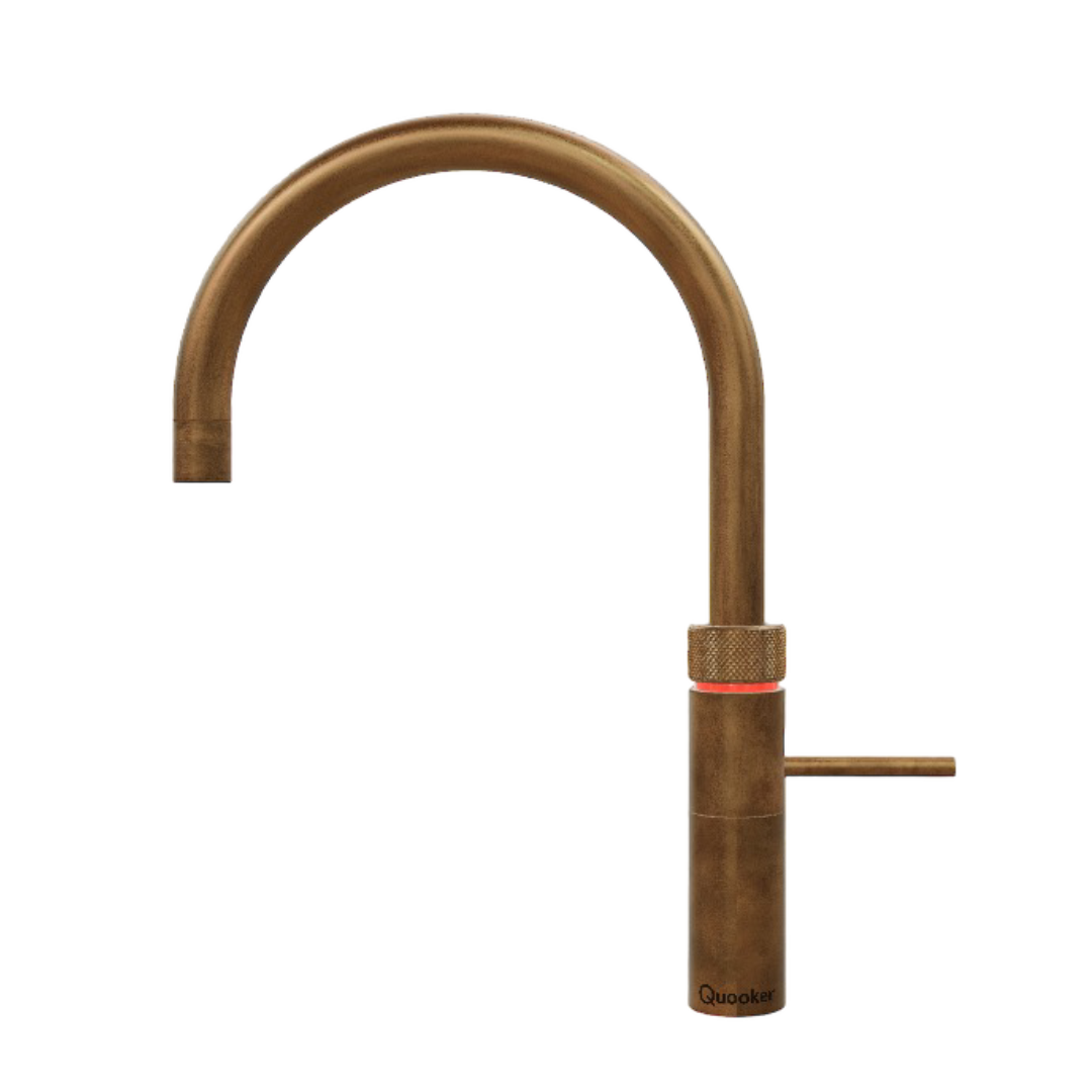 Quooker Fusion Round / Messing Patina