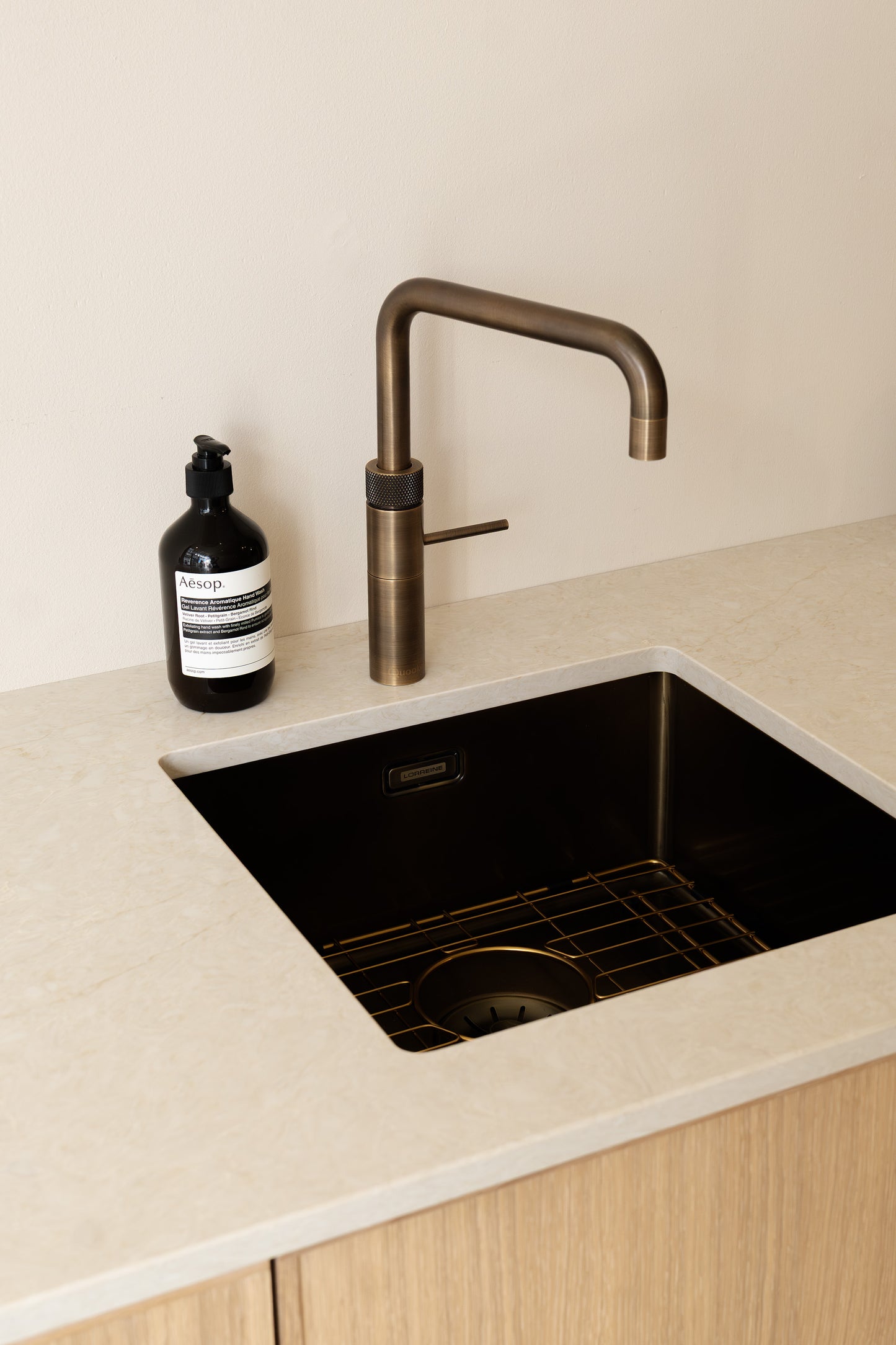 Spoelbak Patinated Brass