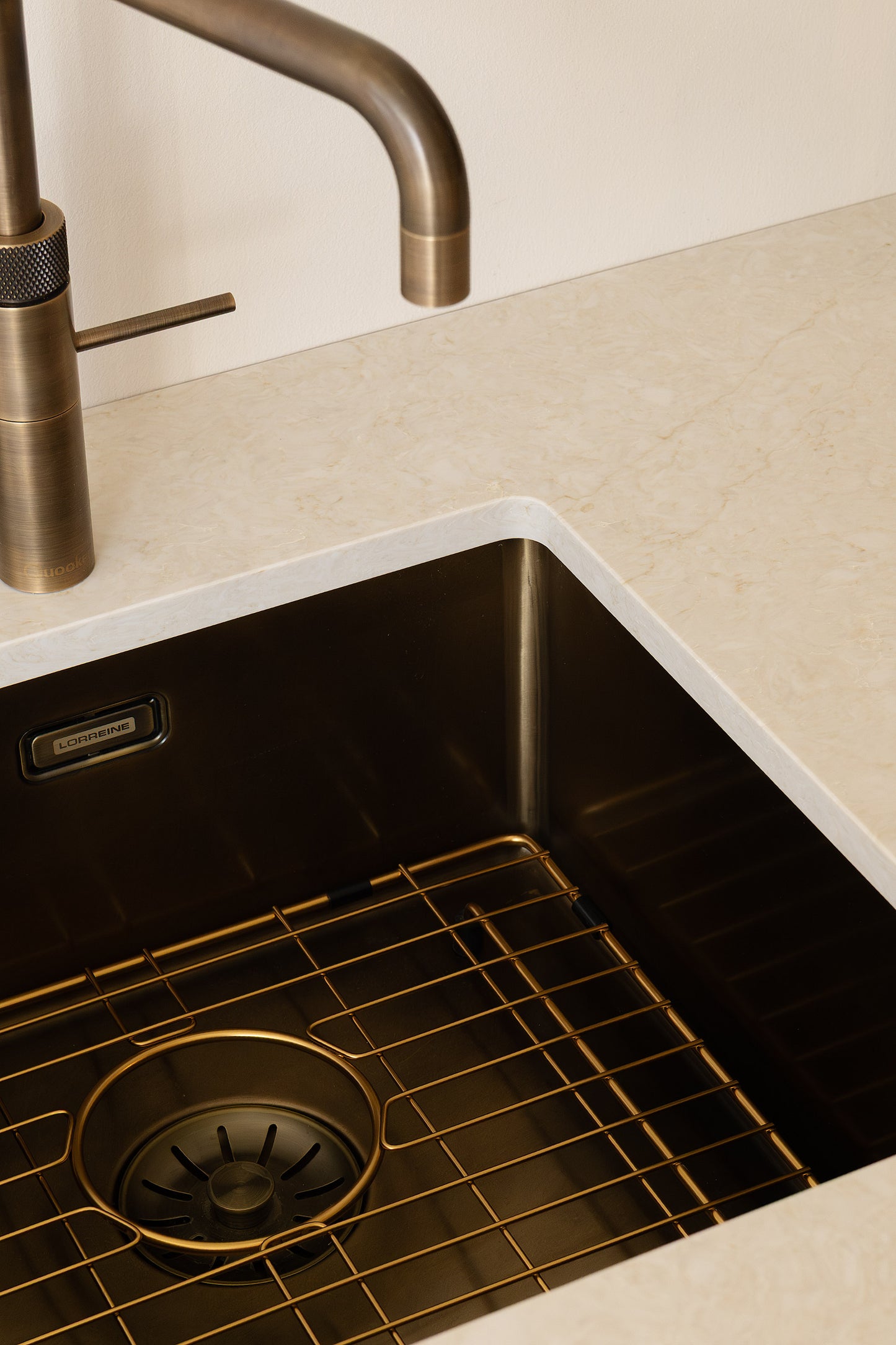 Spoelbak Patinated Brass