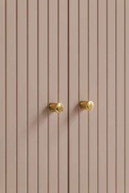 Unlacquered Brass Knob Small